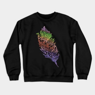 Color Feather Crewneck Sweatshirt